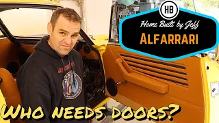 Who needs doors anyway? - Ferrari engined Alfa 105 Alfarrari build part 188