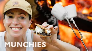 Ice Cream S’mores Over A Campfire | The Cooking Show