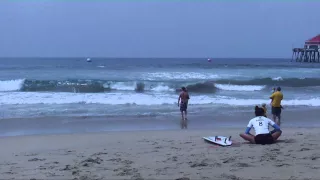 Pro Surfers at the US Open of Surfing in Huntington Beach