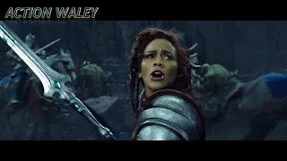 Actionwaley on giant beast Vs warriors army fight scene