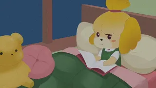 bedtime with isabelle~1 hour of animal crossing lofi music~relaxing chill beats to study/relax to