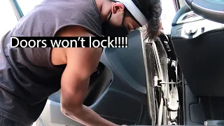 Replacing door lock actuators on an Audi A4 B8 (doors won't lock or unlock!)