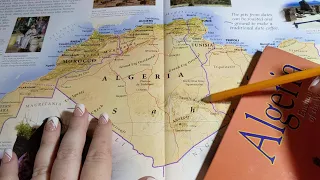 ASMR ~ Algeria History and Geography ~ Soft Spoken Page Turning