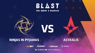 [RU] NiP vs Astralis | Map 1: Train | BLAST Pro Series: Global Final Bahrain 2019