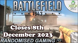 Battlefield 1943 will be no more on the 8th December 2023, all map gameplay in final months