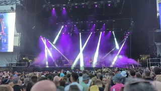 jonny Marr performing "getting away with it" by Electronic - Hardwick Hall 20/08/23