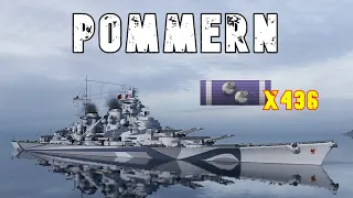 World of WarShips Pommern - 6 Kills 217K Damage