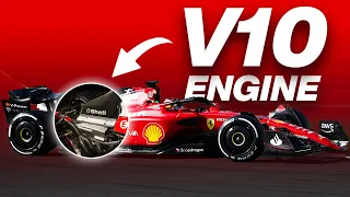 What if the F1 2022 cars have a V10 Engine?