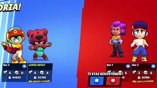 Larry e Nita vs Fang e Shelly vs robot su Brawl stars