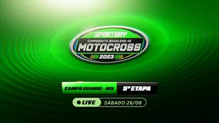 🟢 Sportbay Campeonato Brasileiro de Motocross 2023 🔴 (Ao Vivo) Sábado - 26/08 (Campo Grande-MS)