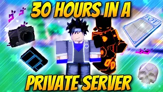 I Spent 30 HRs in a Private Server and Got These Items Stands Awakening Roblox!