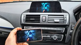 BMW 1 Series 2017 (F20) Wireless Screen Mirroring Function for iPhone and Android Phones