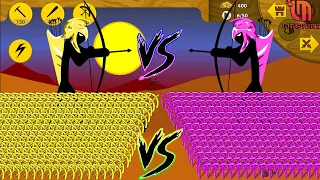 ARMY GOLDEN ARCHIDON VS ARMY VAMP ARCHIDON | STICK WAR LEGACY