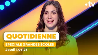 GRANDE ÉCOLES - CentraleSupélec - Emission du jeudi 1 juin 2023 - Questions pour un Champion