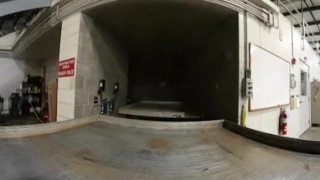 360 Ride Through an Electron Beam Irradiator at Full Beam Power (360 0038 Stitch XHC)