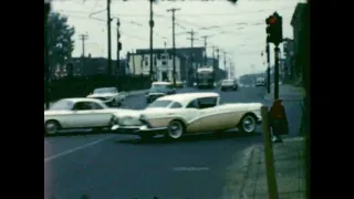 Streetcars in Philadelphia 1956