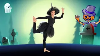 Halloween Yoga For Kids | Kids Halloween Yoga Fun! (Ages 3-8)