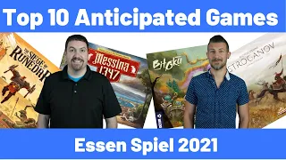 Top 10 Anticipated Games from Essen Spiel 2021