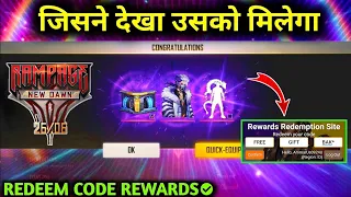 FREE FIRE NEW EMOTE KAISE MILEAGE | FREE FIRE RAMPAGE EVENT FREE REWARDS | FF 10 JUNE NEW EVENT