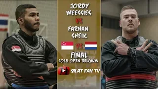 JORDY WEESSIES VS FARHAN SHEIK | PENCAK SILAT 2018 OPEN BELGIUM