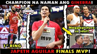 COACH TIM CONE HINALIKAN SI CAGUIOA SA SOBRANG SAYA!| FINALS MVP JAPETH AGUILAR!|GOVERNOR'S CUP 2019