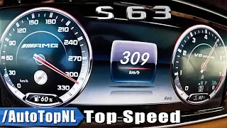 Mercedes S63 AMG Coupe 0-309km/h ACCELERATION & TOP SPEED by AutoTopNL