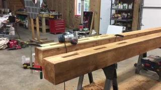 How to create a mortise in thick timber. Part 1