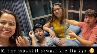 Maine mushkil sawaal puch lia kya 😳 | @manilehri | Samosa party | Sudesh Lehri Family