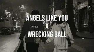 Miley Cyrus Angels Like You x Wrecking Ball // speedup&reverb (Mashup by @wizyfactory6303 )