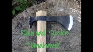 Forging Railroad Spike Tomahawk