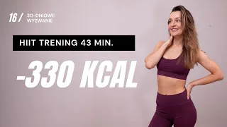 WYZWANIE JESIEŃ 🔥16: Trening odchudzający HIIT -330 KCAL