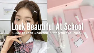 ✨ How To Look Beautiful in School 🩷 Beauty tips for school