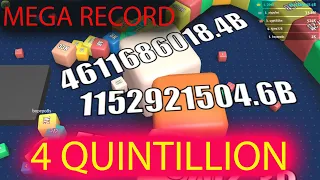 Cubes 2048.io Game  🎲 4 QUINTILLION 🎲 MEGA RECORD 4QI