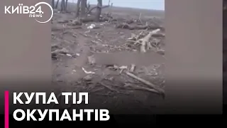 "Прикинь, сколько закопано уже" - росіяни показали купа трупів своїх "товаріщєй"