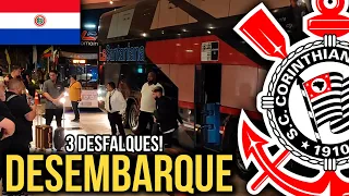 DESEMBARQUE DO CORINTHIANS NO PARAGUAI PARA DUELO CONTRA O NACIONAL, PELA SUL-AMERICANA