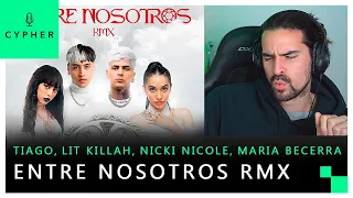 REACCIÓN a Tiago PZK, LIT killah, Maria Becerra, Nicki Nicole - Entre Nosotros REMIX (Video Oficial)