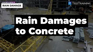 Can we pour concrete in the rain?