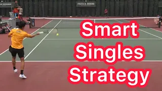 Super Smart Singles Tactic That Wins Matches (Copy This Tennis Strategy)