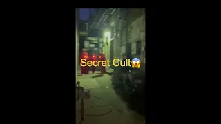 People discovered secret cult meeting