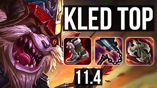 KLED vs FIORA (TOP) | 1700+ games, 7 solo kills, 1.3M mastery, Legendary | BR Master | v11.4