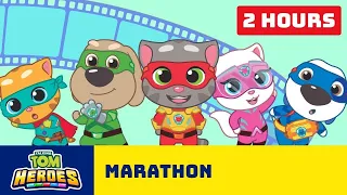 ⚡ Hero Marathon ⚡🦸 Talking Tom Heroes (All Episodes, 2 Hours)