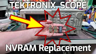 Tektronix TDS Oscilloscope NVRAM Replacement