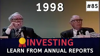 How does Warren Buffett read annual reports | BRK 1998【C:W.B Ep.85】