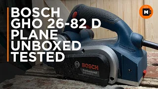 Bosch GHD 26 82D plane (planer) unboxed and Tested
