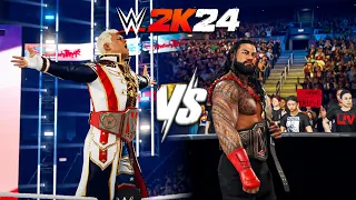 WWE 2K24 - ROMAN REIGNS V/S CODE RHODES // UNDISPUTED CHAMPIONSHIP