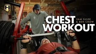 Chest Workout with Sam Sulek, Ben Chow & Patryk Baradziej | HOSSTILE