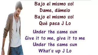 Alvaro Soler ft Jennifer Lopez - El Mismo Sol Lyrics English and Spanish - Translation & Meaning