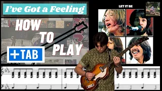 I've Got a Feeling by The Beatles (Bass cover with Tab)