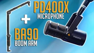 Best $200 Mic + Arm Combo? MAONO PD400X + BA90 Boom Arm