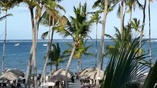 Dreams palm beach - views over the beach 4K Movie